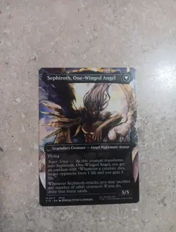 MTG English Sephiroth, Fabled SOLDIER (Borderless) (0317) NM Normal - Image 4