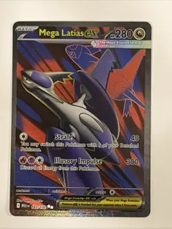 Pokemon TCG Mega Evolution Mega Latias ex 163/132 Ultra Rare Full Art NM/M - Image 1