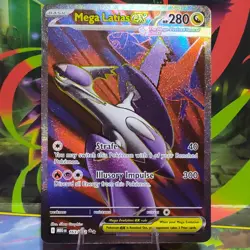Mega Latias EX 163/132 IR Pokemon TCG Mega Evolution NM Full Art Ultra Rare - Image 1