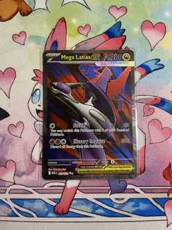 TCG Pokemon MEGA LATIAS EX - Mega Evolution - 163/132 (Ultra Rare) NM - Image 3