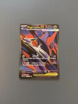 Pokemon TCG Mega Evolution Base Set: Mega Latias ex 163/132 Ultra Rare Card NM - Image 1