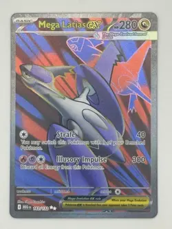 Pokemon TCG Mega Evolution Mega Latias ex 163/132 Ultra Rare Full Art NM/M - Image 3