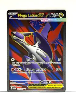 Mega Latias EX 163/132 Ultra Rare Mega Evolution Pokemon Card TCG NM - Image 1