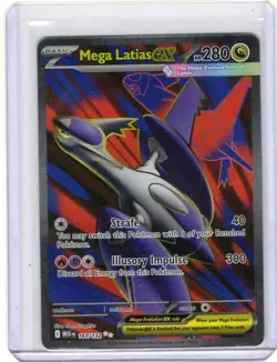 Mega Latias ex 163/132 ME01: Mega Evolution Holo Ultra Rare Pokemon TCG NM - Image 1
