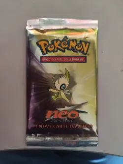 Pokemon Pacchetto celebi Sealed Neo Destiny Italiano unico no set base bustina - Image 2