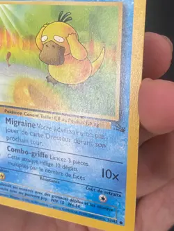 CARTE POKEMON PSYKOKWAK 53/62 EDITION 1 FR COMMUNE WIZARDS FOSSILE - TBE/EXC - Image 4