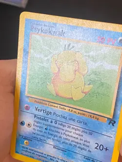 CARTE POKEMON PSYKOKWAK 65/82 FR COMMUNE WIZARDS TEAM ROCKET - TBE/EXC - Image 2