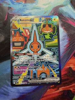 Pokemon Rotom EX 126/094 Special Illustration Rare Phantasmal Flames Card NM - Image 1