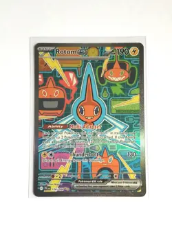 Rotom EX 126/094 Special Illustration Rare Holo Phantasmal Flames Pokemon TCG NM - Image 1