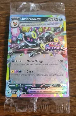 Pokemon Umbreon ex 60/131 Prismatic Evolutions Stamped Surprise Box Promo Sealed - Image 1
