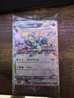 Umbreon Ex Stamped Pokemon Prismatic Evolutions Promo Surprise Box 60/131 Sealed - Image 1