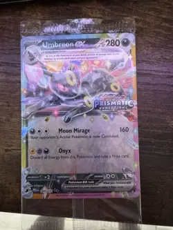 Umbreon Ex Stamped Pokemon Prismatic Evolutions Promo Surprise Box 60/131 Sealed - Image 2