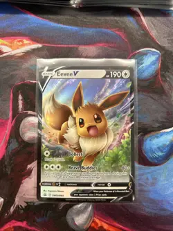 Eevee V SWSH065 SWSH: Sword & Shield Promo Cards Holo MP pokemon card - Image 1