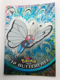 Topps Pokemon Cards TV Animation - Caterpie, Metapoo, Butterfree #10,11,12 - Image 3
