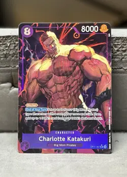 One Piece Card Game Charlotte Katakuri OP11-067 Super Rare Alternate Art English - Image 1