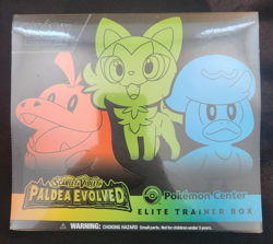Pokemon Center Exclusive Paldea Evolved Elite Trainer Box Factory Sealed - Image 1