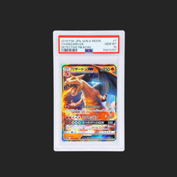 PSA 10 Charizard Gx 007/024 Detective Pikachu Pokemon 2019 Japanese Sun & Moon - Image 1