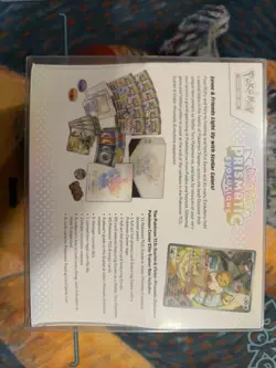Pokemon Center Exclusive Prismatic Evolutions ETB with Protector - Image 2