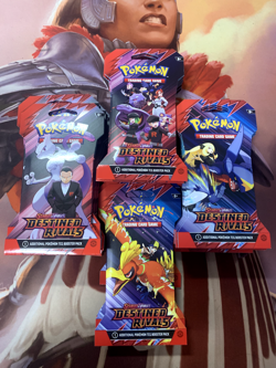 36 x DESTINED RIVALS Sealed BOOSTER PACKS - 10 Pokemon Cards Per Pack - Image 1