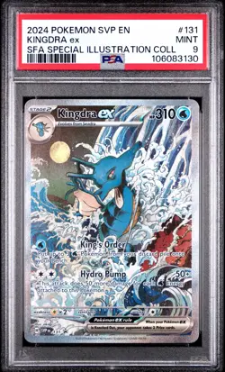 Kingdra ex 131 Sv: Scarlet & Violet Promo Cards Holo PSA 9 - Image 1