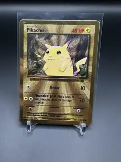 Pokemon Celebrations Gold Metal Charizard & Pikachu Cards 25th Anniversary Base - Image 5