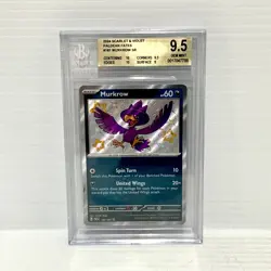 Murkrow 181/091 - Paldean Fates - Graded Pokemon Card - BGS 9.5 (PSA 10) - Image 1