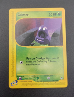 Pokemon Card Grimer 79/147 common Aquapolis LP - Image 1
