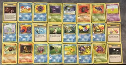 Vintage 1999 Fossil Pokemon Cards (24 Cards) Fossil Cards Great!! MP/LP++++ - Image 1