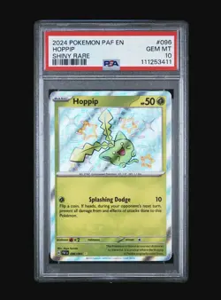 2024 Pokemon Hoppip 096/091 Sv: Paldean Fates Holo PSA 10 Gem Mint - Image 1