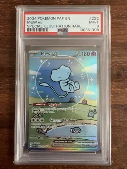 Mew EX 232/091 SIR PSA 9 Paldean Fates Special Illustration Rare Pokemon Card - Image 1