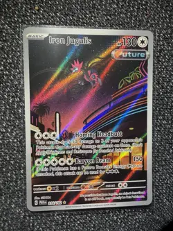 Pokemon TCG Iron Jugulis Paradox Rift Holo Card 216/182 Mint Condition - Image 2