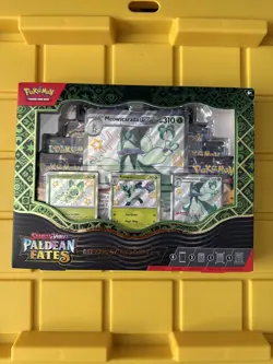 Pokemon Scarlet & Violet Paldean Fates Ex Premium Collection Meowscarada Box - Image 1
