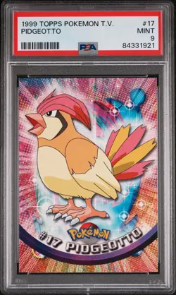 1999 TOPPS POKEMON TV #17 PIDGEOTTO PSA 9 POP 44! - Image 1
