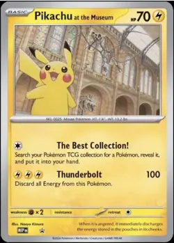 Pokemon x Natural History Museum Promo - Pikachu At The Museum - PREORDER - Image 1