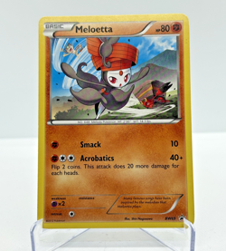 Pokemon Meloetta Black Star Promo NM Condition BW69 - LP - Image 1