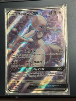 Mewtwo GX 72/73 Shining Legends Full Art Holo Pokemon TCG - NM/M - Image 2