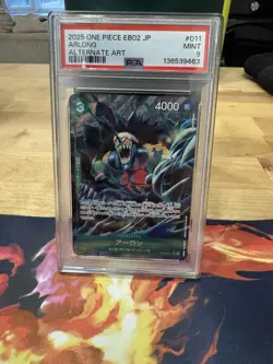 One Piece CCG Arlong EB02-011 PSA 9 Alternate Art Japanese - Image 1