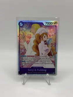 One Piece TCG English Sanji and Pudding EB02-035 SR Anime 25th Collection NM/M - Image 1