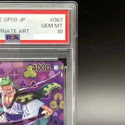 PSA 10 Zoro-Juurou SP OP05-067 R Emperors in the New World OP09 ONE PIECE Card - Image 3