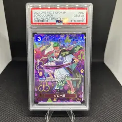 PSA 10 Zoro-Juurou SP OP05-067 R Emperors in the New World OP09 ONE PIECE Card - Image 1