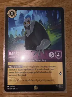 Disney Lorcana TCG 4 Legendary Lot Whispers In The Well Hades - Image 2