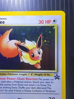 Pokemon Eevee TCG #11 Black Star Holo Promo Card 1999 WOTC - Image 5