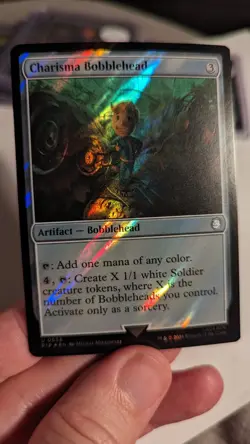 1x Charisma Bobblehead Surge Foil NM - PIP 658 Fallout Magic MTG x1 - Image 1