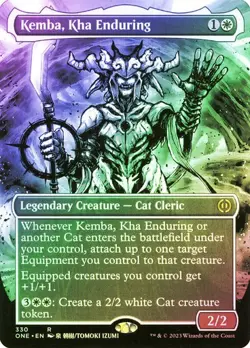 Kemba, Kha Enduring FOIL SHOWCASE - 330 - Rare - Phyrexia: All Will Be One - Image 1