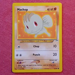 Pokemon 2000 WOTC Neo Destiny: Machop 73/105 - LP/NM - Image 1