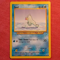 Pokemon 2000 WOTC Neo Destiny Edition: Seel 81/105 - NM - Image 1