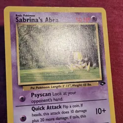 Pokemon WOTC Gym Challenge: Sabrina's Abra 94/132 - LP - Image 2