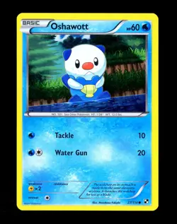 2011 Pokemon OSHAWOTT Black & White Set COSMOS HOLO Card 27/114 - PERFECT SWIRL - Image 3