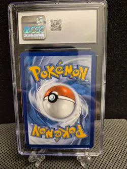 2025 Poke'mon S&V Prismatic Evolutions Pikachu ex Hyper Rare CGC 8 Gem Mint #179 - Image 2