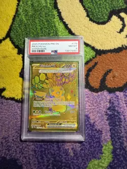 PSA 8 Pikachu Ex 179 Pokemon Single, Prismatic Evolutions Nm-Mint - Image 5